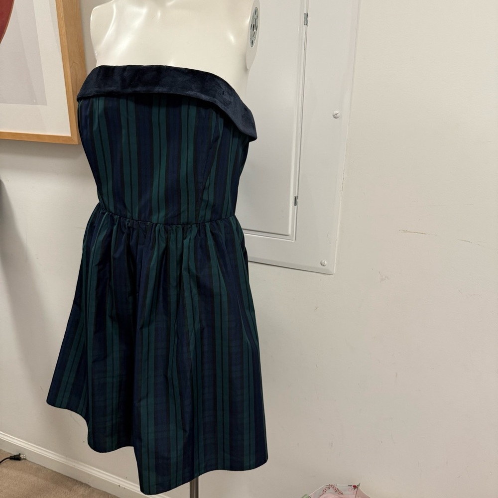 Vineyard Vines Blackwatch strapless dress Strapless Dress